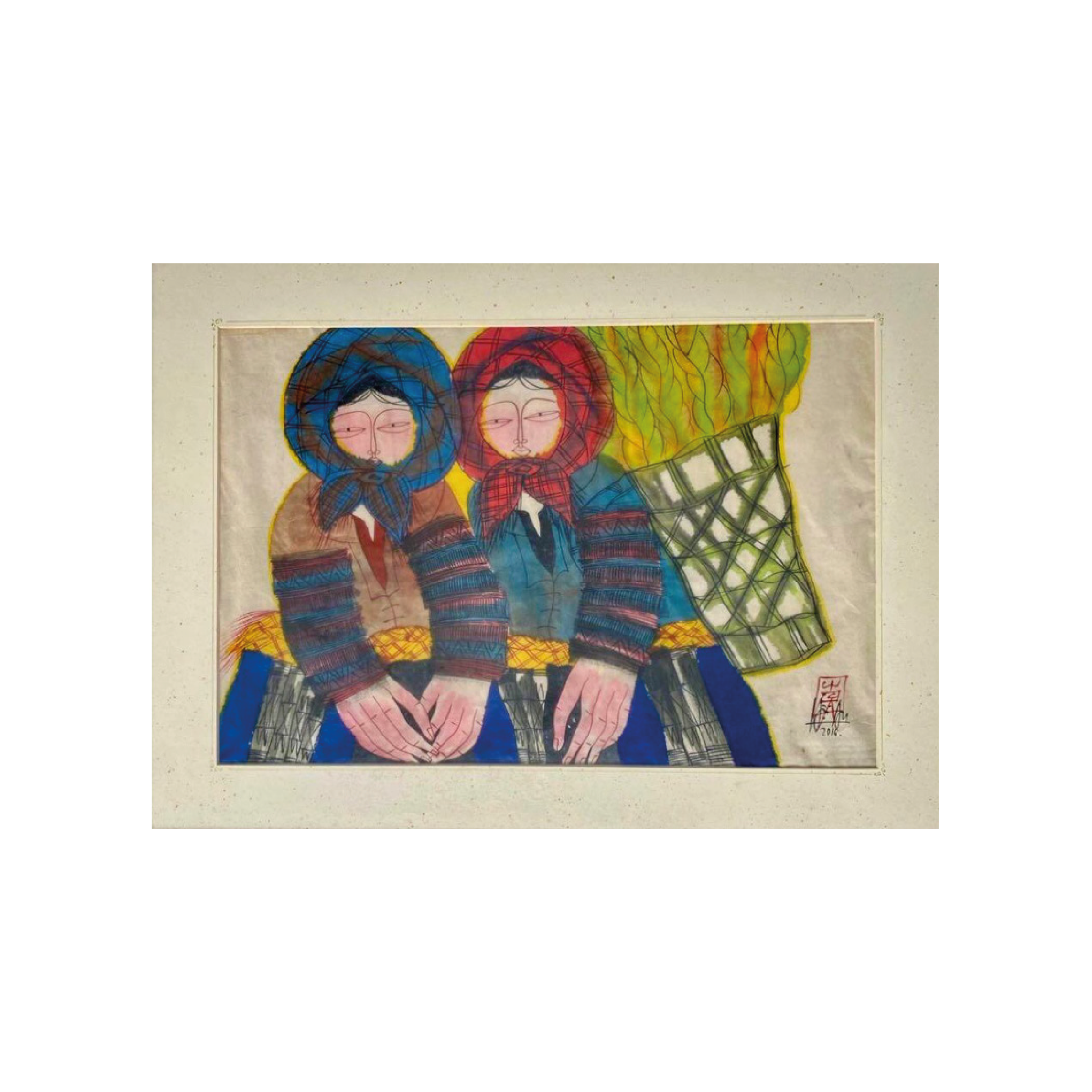 Phan Thanh Minh Water Color And Ink On Rice Paper Tobian Art Gallery